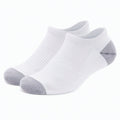 Calcetines tobilleros talla 35-38 de tejido blanco y gris transpirables