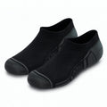 Calcetines tobilleros 39-42 de punto negro/gris transpirables para deporte