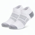 Calcetines tobilleros talla 39-42 blancos y grises de punto transpirable para deporte