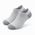 Calcetines tobilleros 43-46 de punto gris para uso diario - diseño elástico