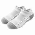 Calcetines tobilleros 43-46 de punto blanco/gris transpirables para deporte