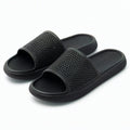 Chanclas talla 38/39 de material sintético negras con pala perforada para uso diario