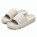 Chanclas de baño talla 38/39 de EVA beige con textura antideslizante