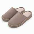 Zapatillas de casa 38/39 textiles beige con suela antideslizante